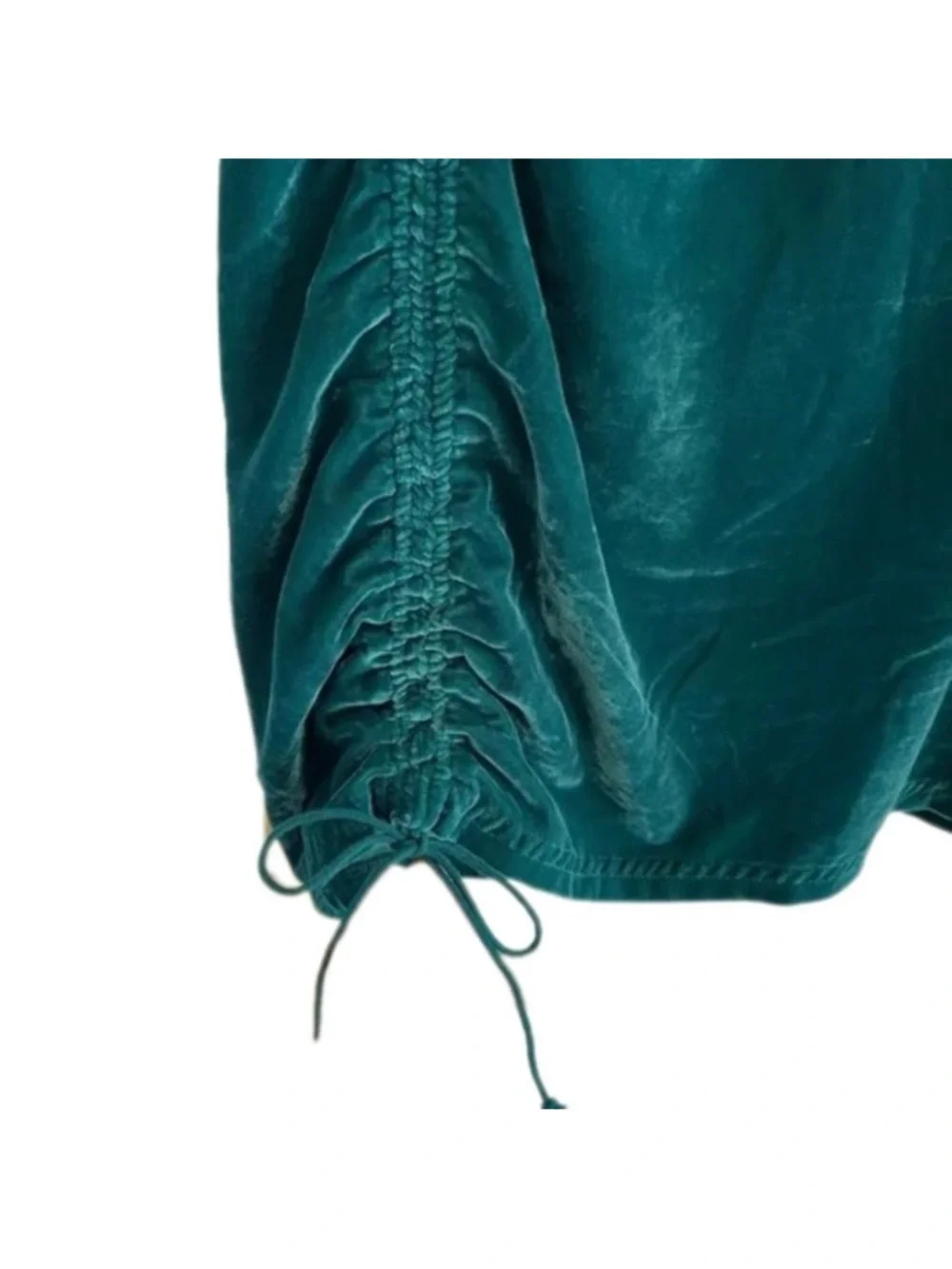 Free People Vivienne Green Velvet Mini Skirt 8